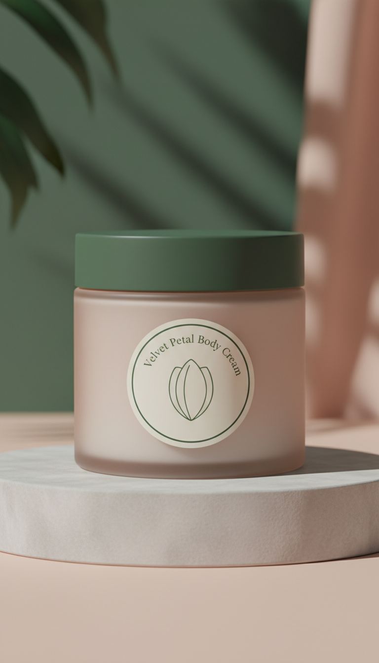 Velvet Petal Body Cream with Rose