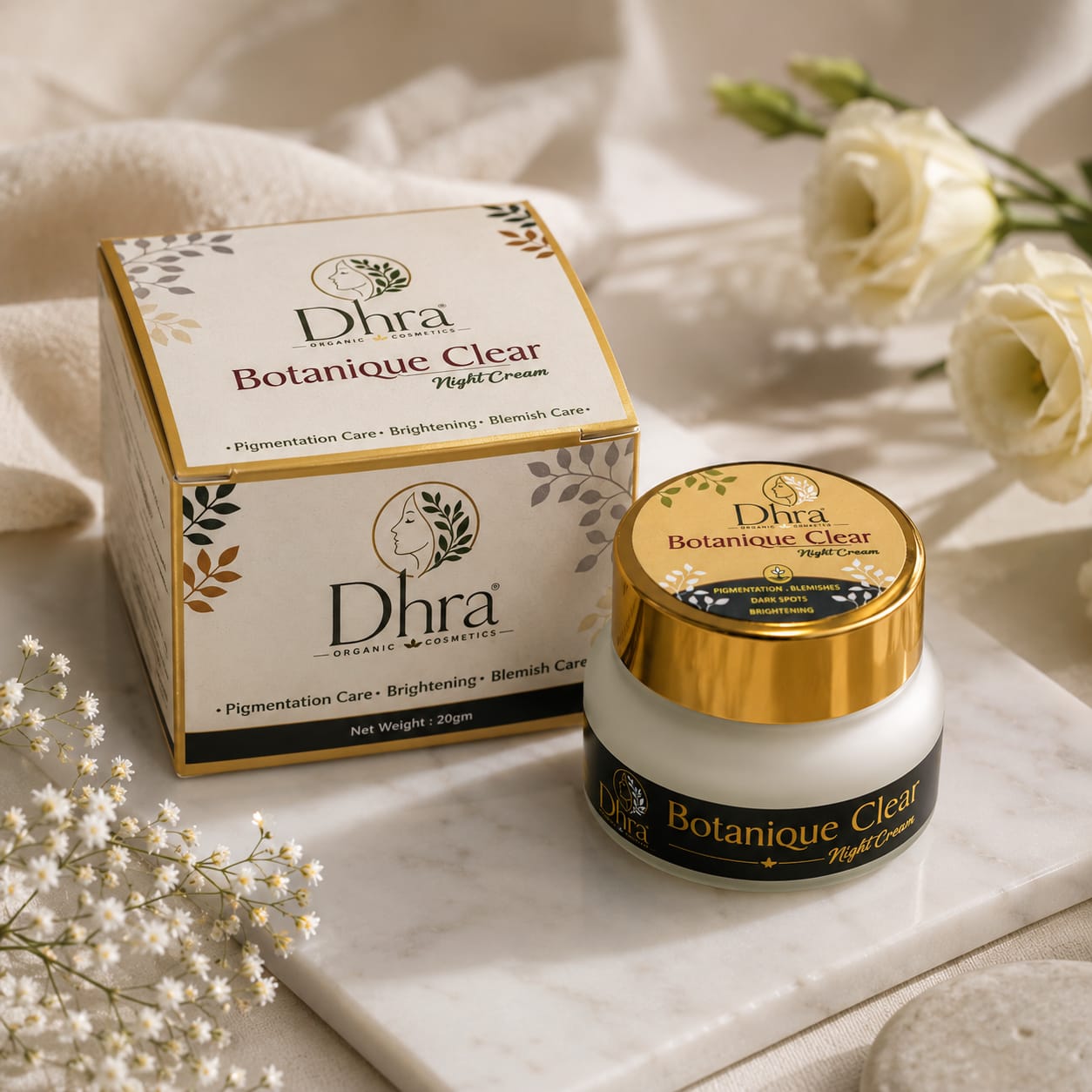 Dhra Botanical Care – Blemishes & Pigmentation Night Cream